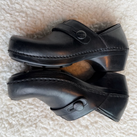 Dansko Solstice Women’s Leather Mary Jane Comfort Clogs Black EU 41 - Picture 3 of 8